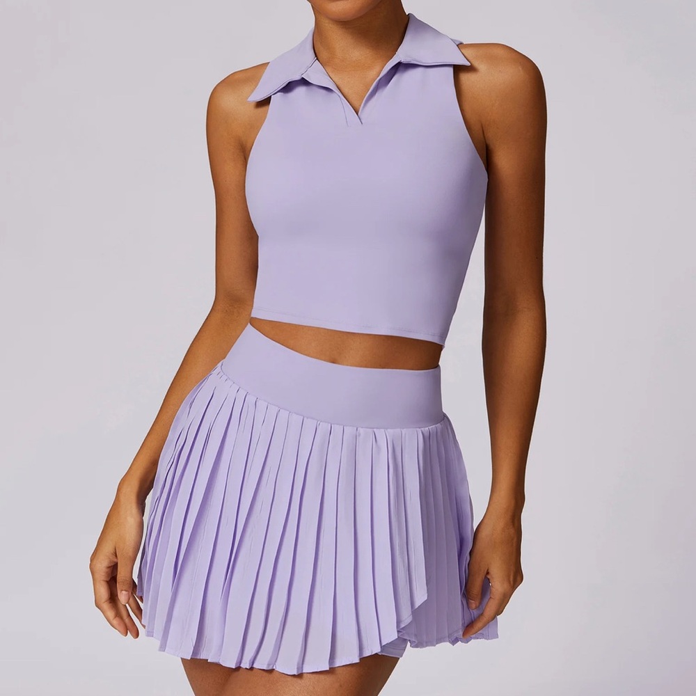 Pleated Skirt Set